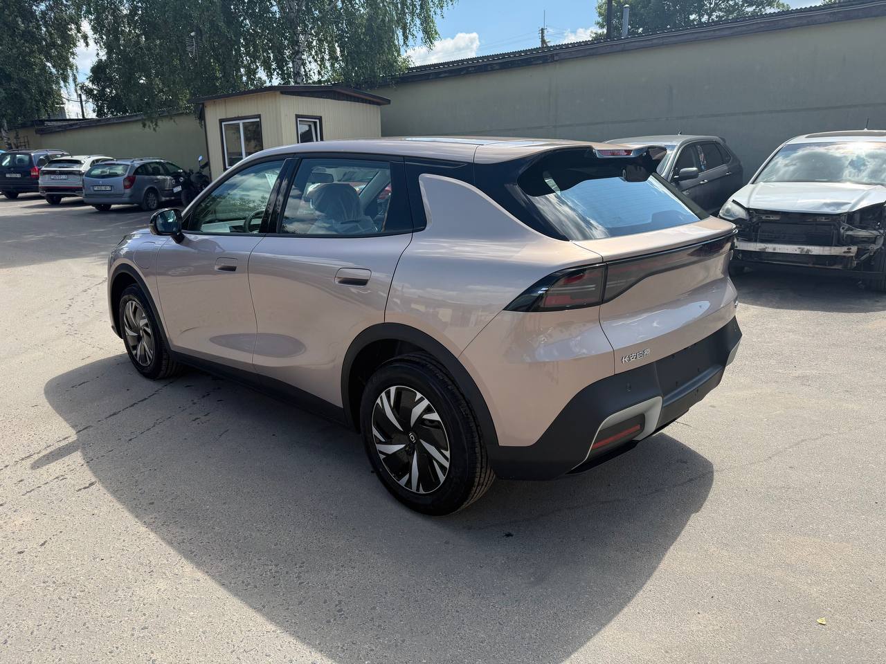 Кузов Changan Q05 2026 после ремонта вид сзади