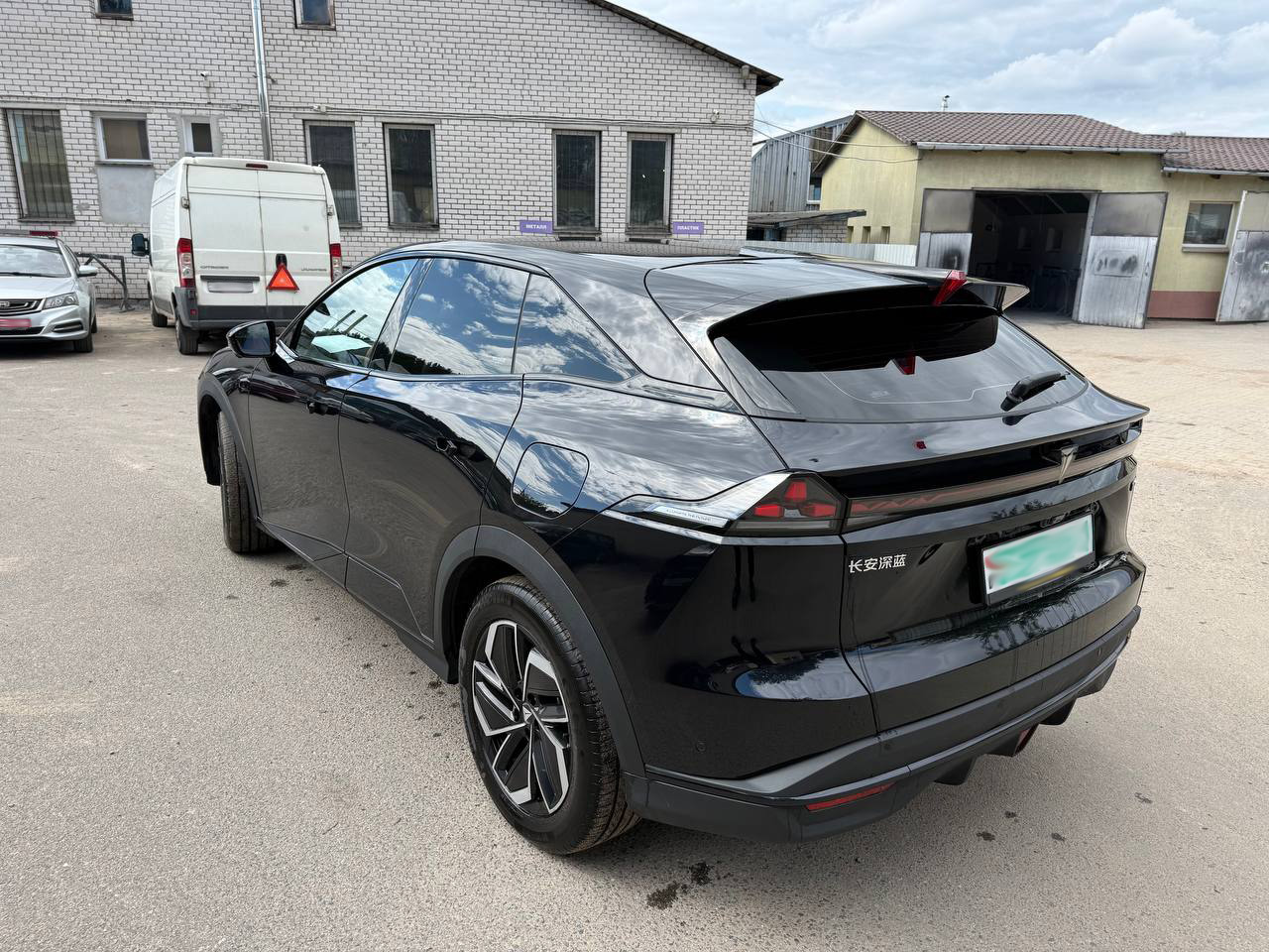 Кузов Changan Deepal S07 2025 после ремонта вид сзади